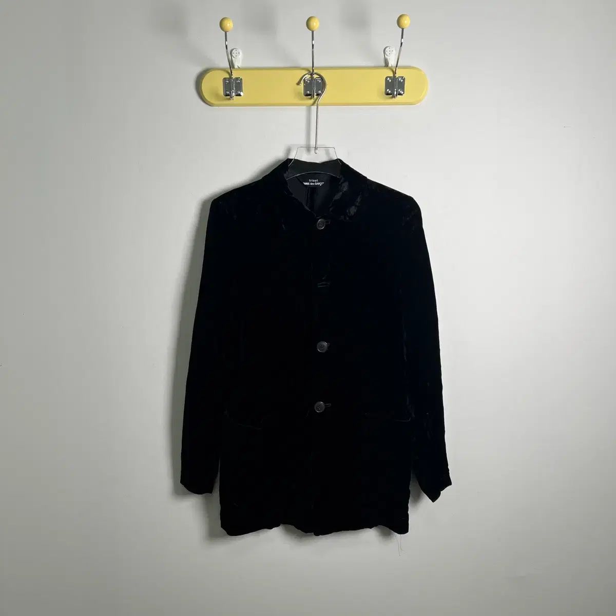 CDG コム・デ・ギャルソン トリコット ブラック ツアーベルベット