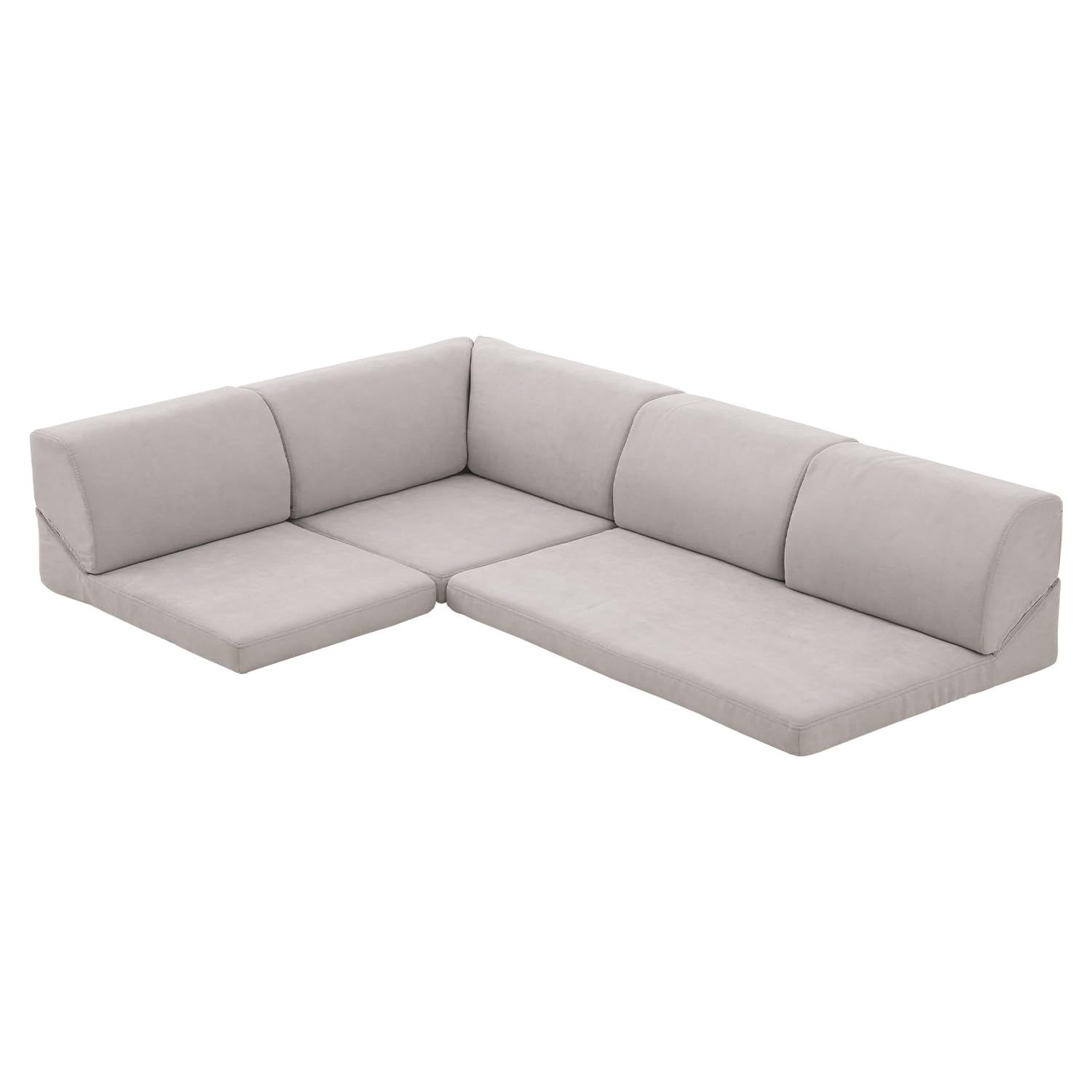 モダンデコ ソファー 3人掛け 撥水加工 ローソファー こたつ用