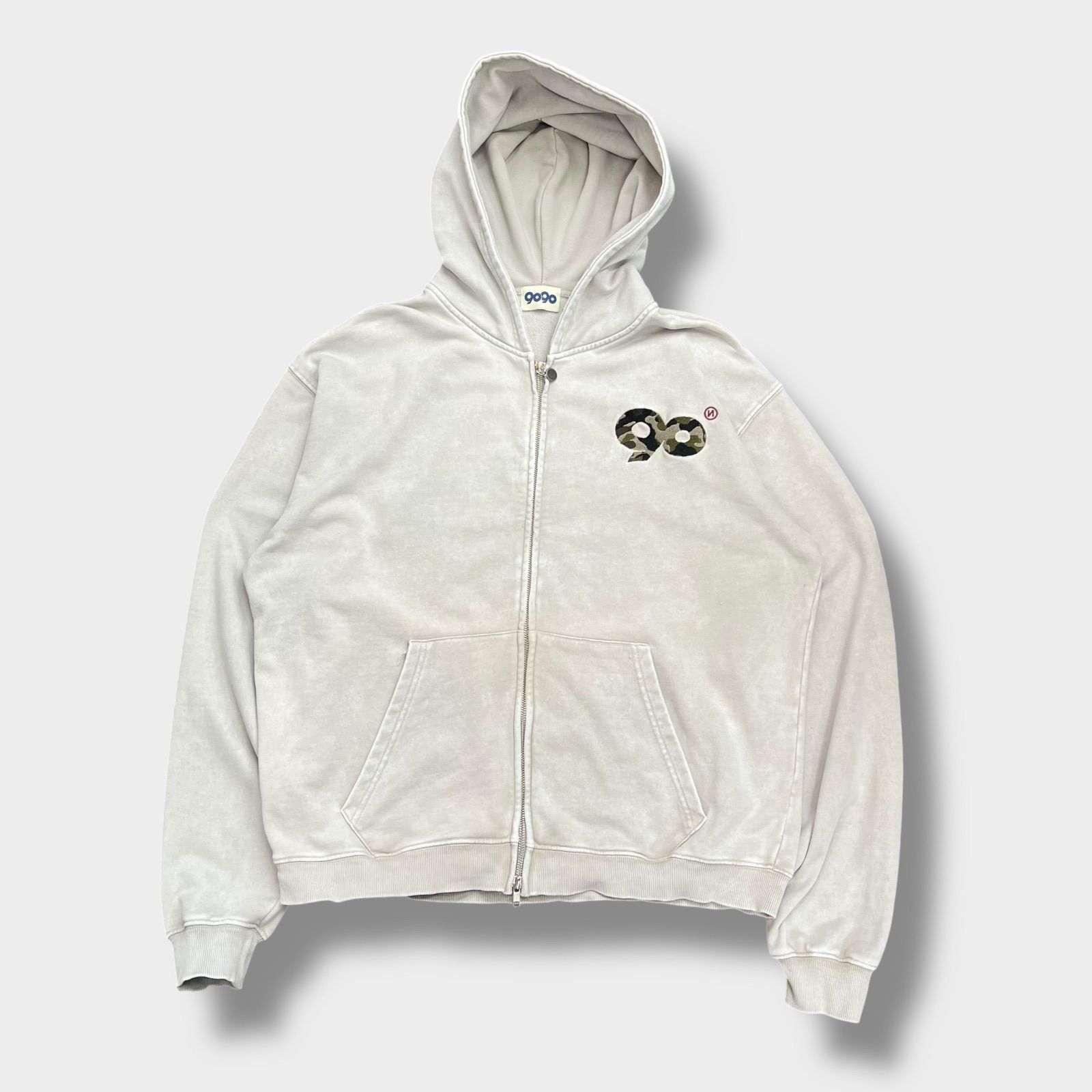 9090 ナインティナインティ 90 Logo Assort Zip Hoodie ロゴ アソート
