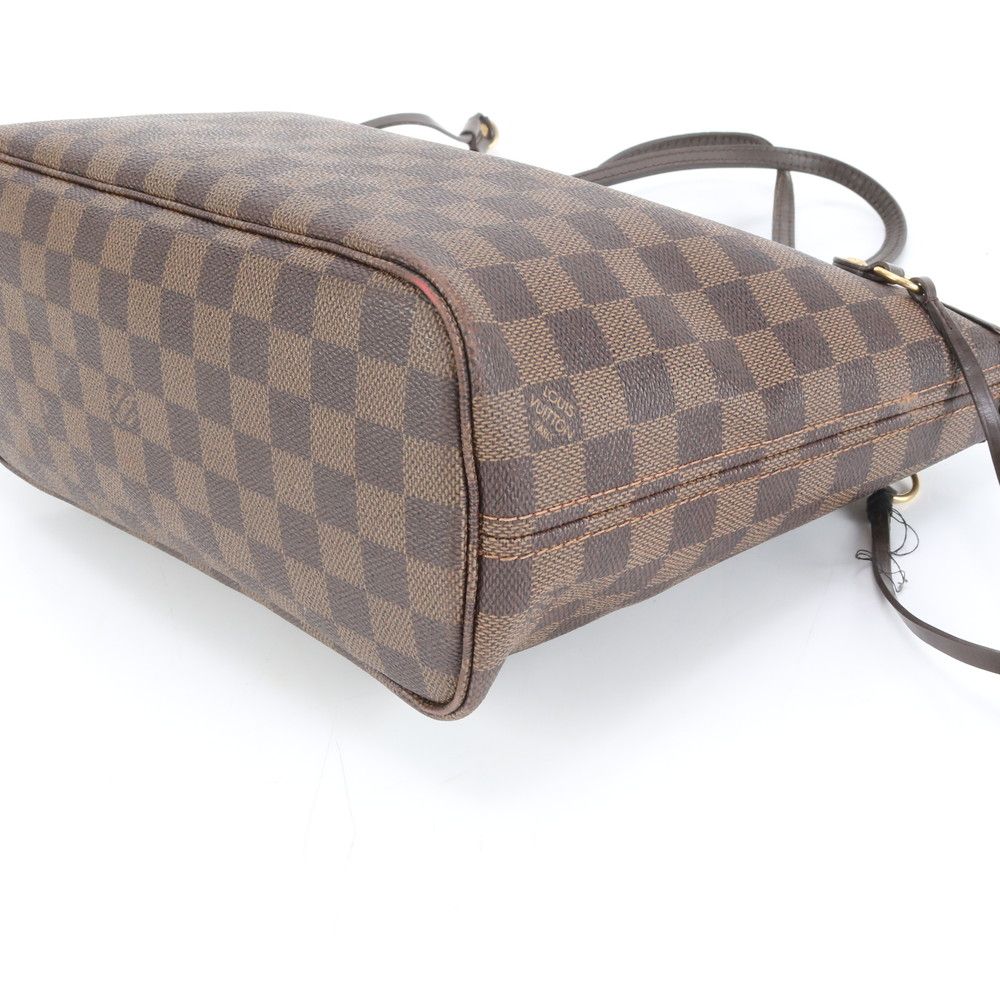 ルイヴィトン ダミエ ネヴァーフル PM N51109 レザー トート バッグ