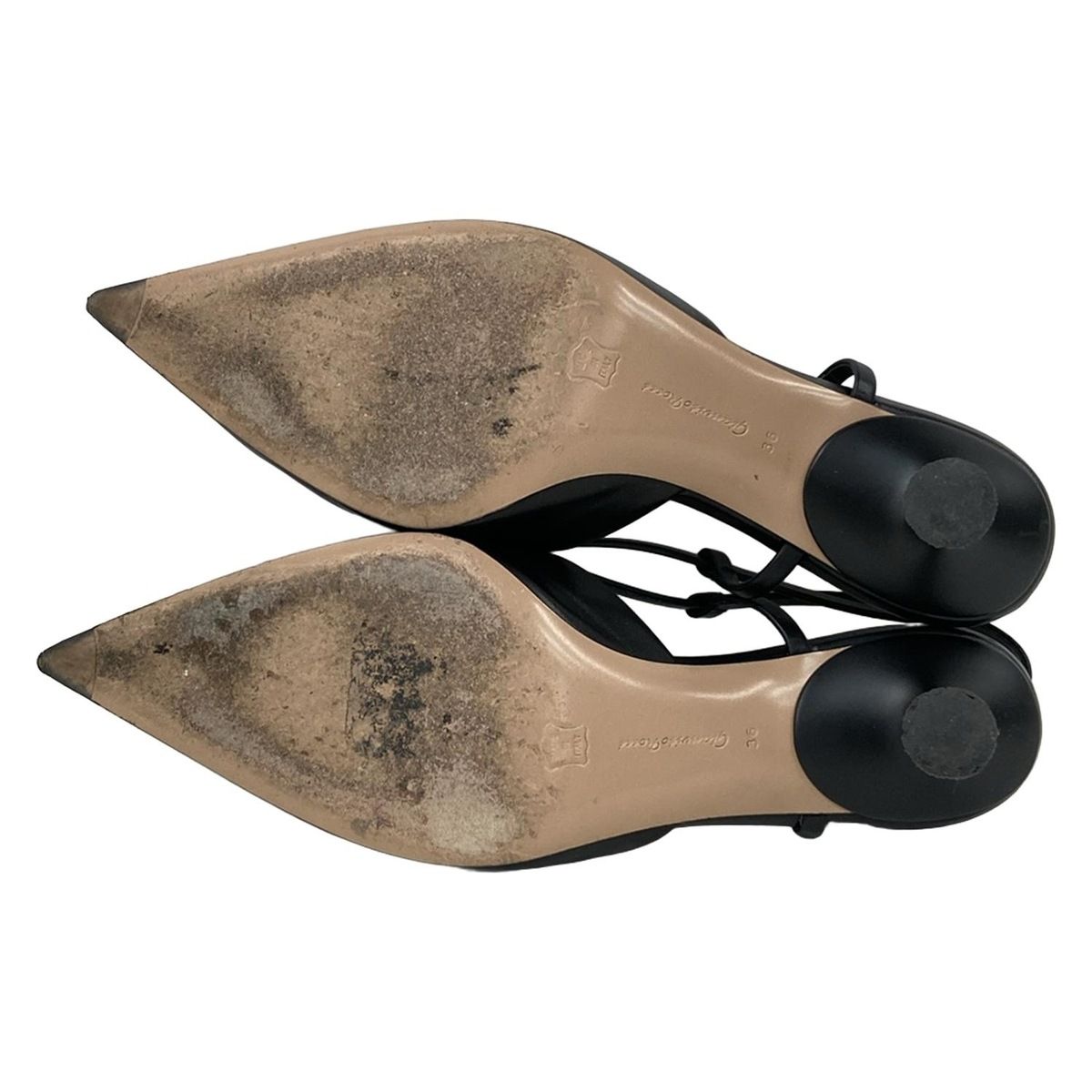 Gianvito Rossi(ジャンヴィト・ロッシ) サンダル 36 レディース - 黒