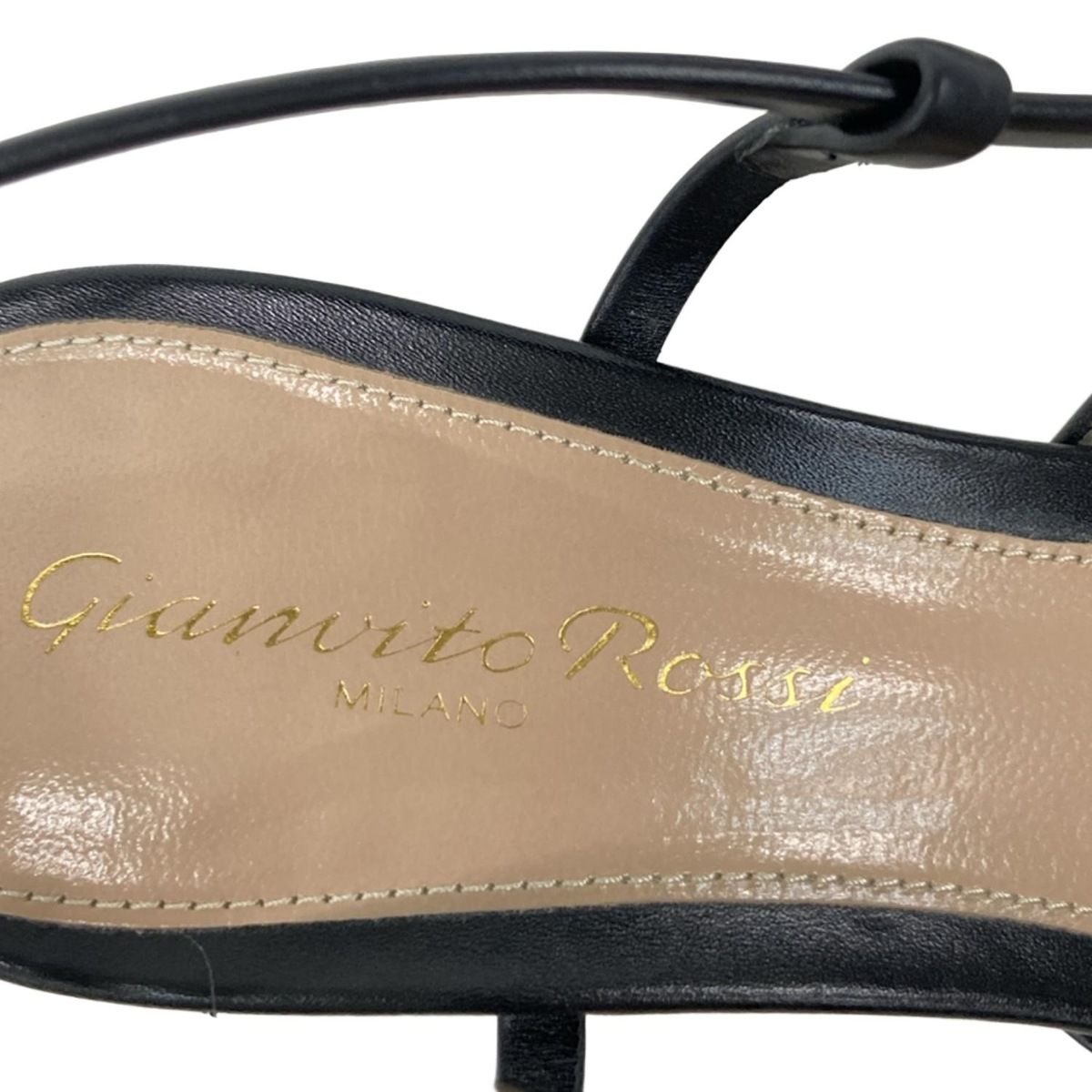 Gianvito Rossi(ジャンヴィト・ロッシ) サンダル 36 レディース - 黒
