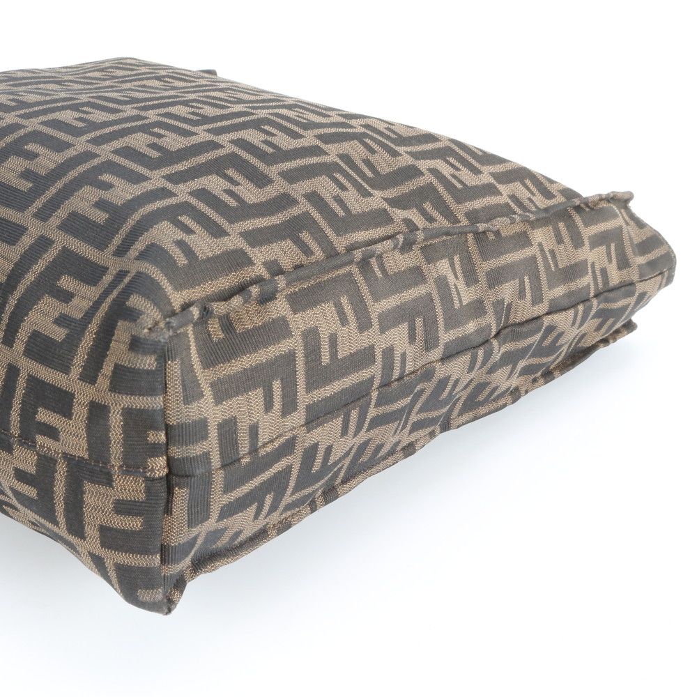 フェンディ ズッカ 8BH173 レザー ナイロン トート バッグ ショルダー