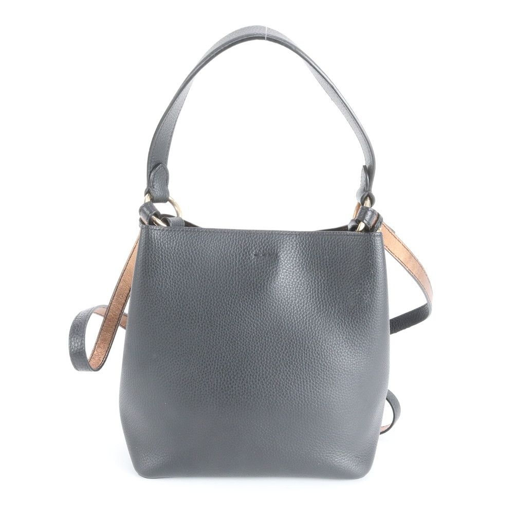 美品 コーチ スモール タウン バケット バッグ 1011 レザー 2WAY