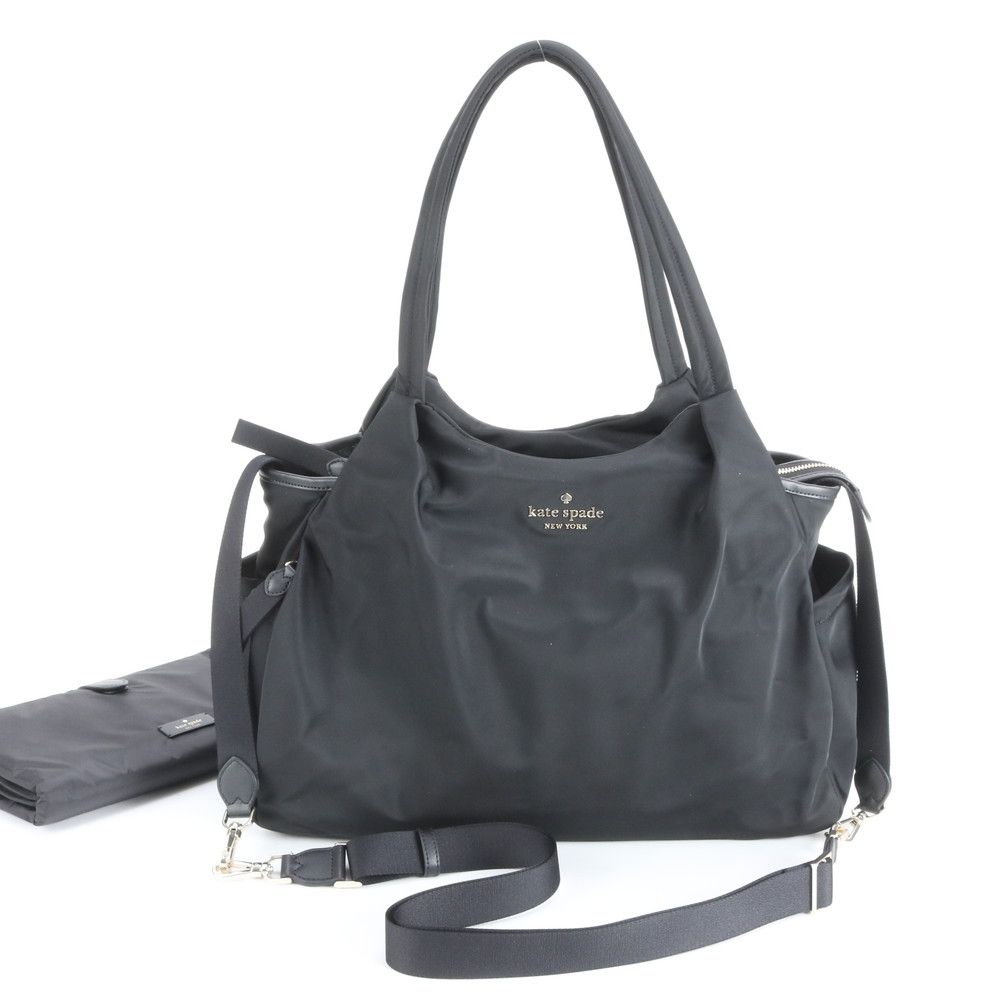 極美品 ケイトスペード レザー ナイロン 2WAY ショルダーバッグ 斜め