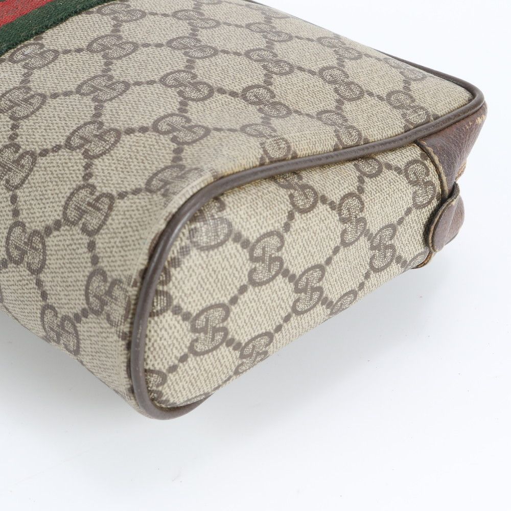 グッチ GGスプリーム シェリー ライン レザー セカンドバッグ クラッチ