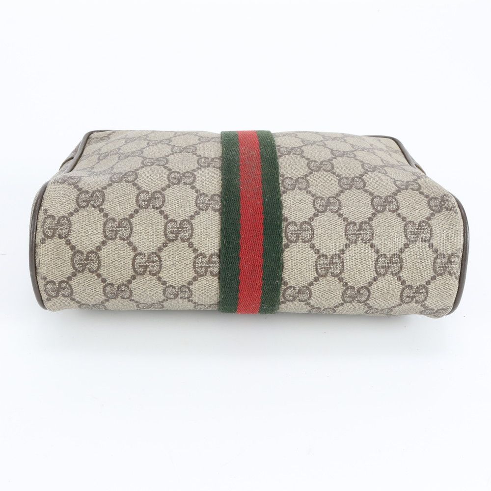 グッチ GGスプリーム シェリー ライン レザー セカンドバッグ クラッチ