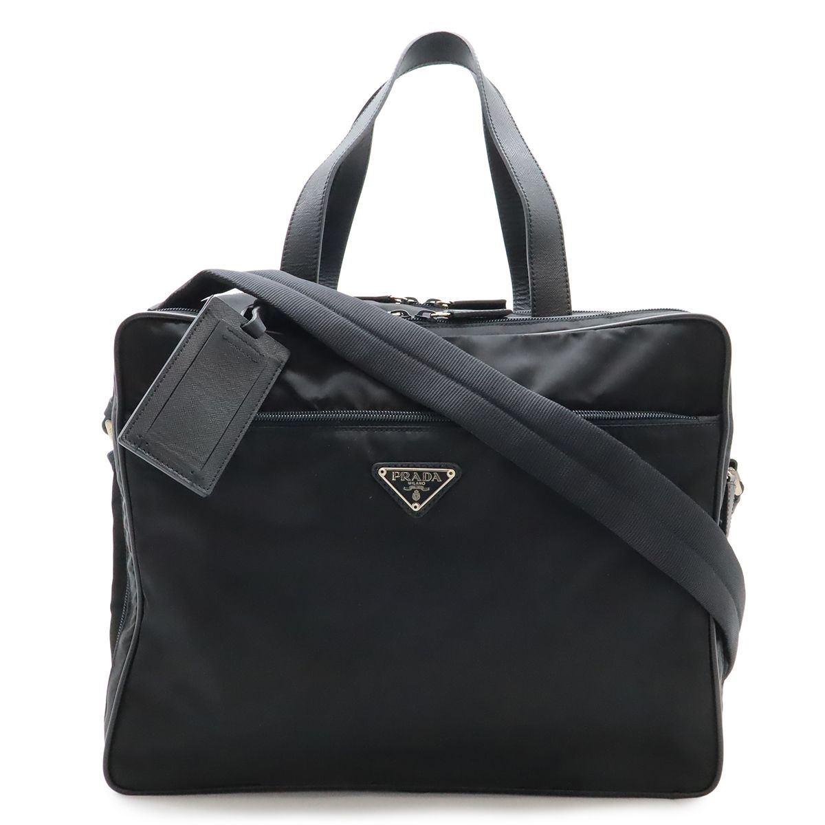 PRADA プラダ トライアングルロゴ ビジネスバッグ ブリーフケース 書類