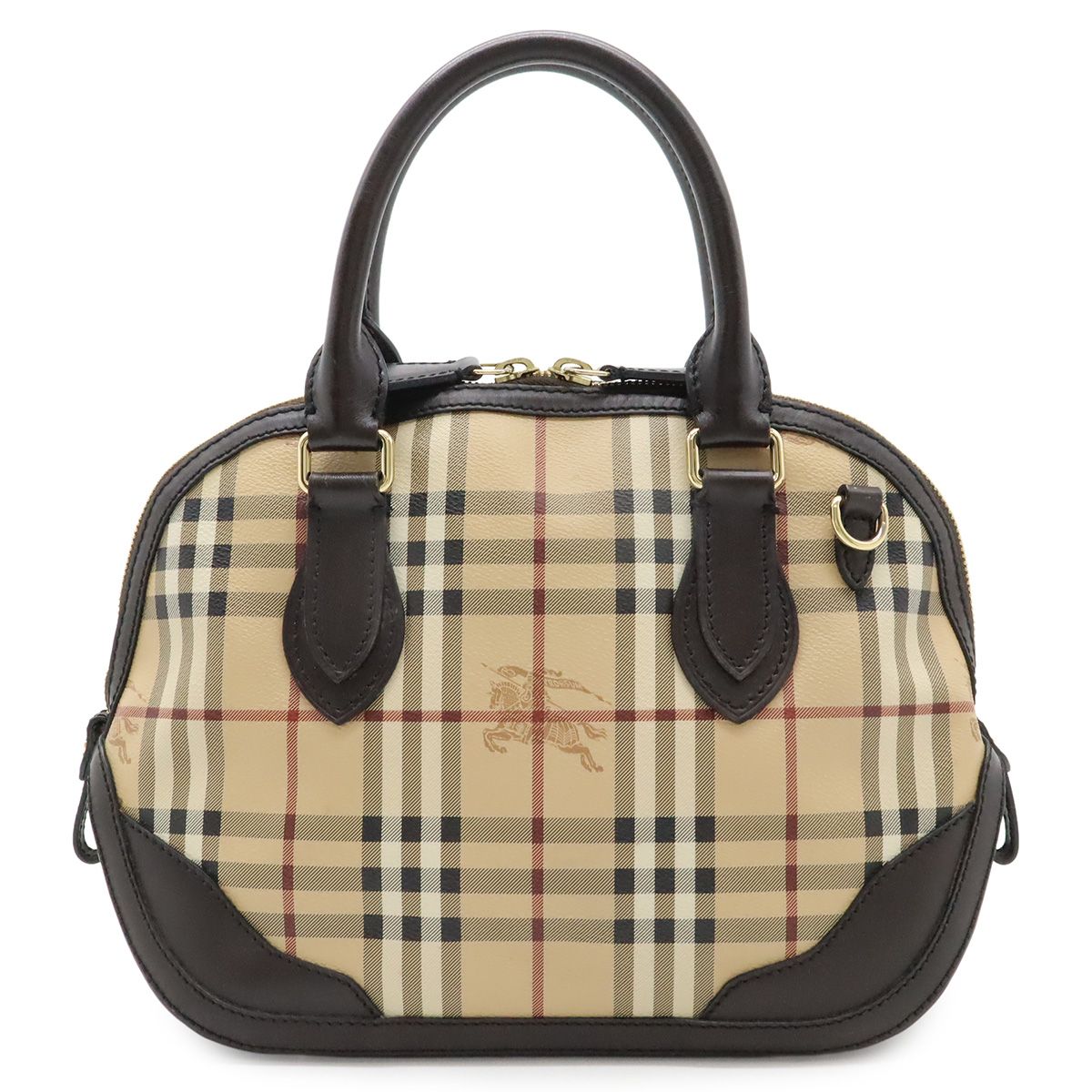 BURBERRY バーバリー ノバチェック チェック柄 ハンドバッグ