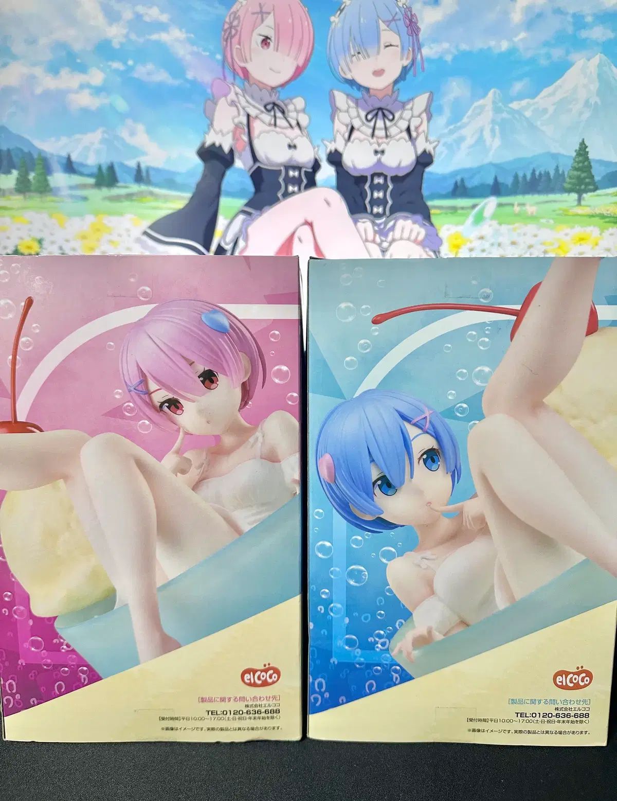 未開封/まとめ Re:ゼロから始める異世界生活 クリームソーダ レム ラム