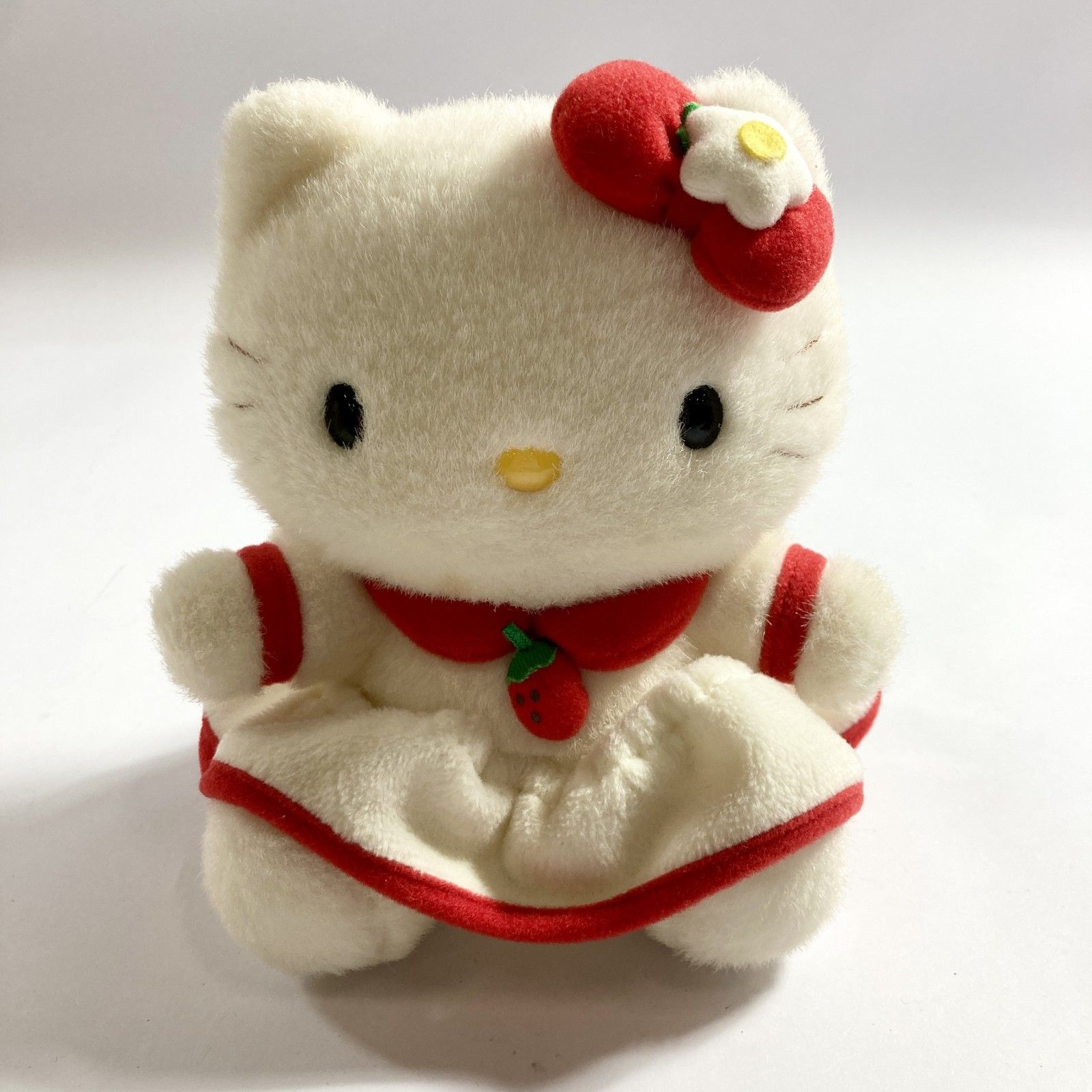 ☆ 希少 Hello Kitty ハローキティ ぬいぐるみ いちご 平成レトロ 当時