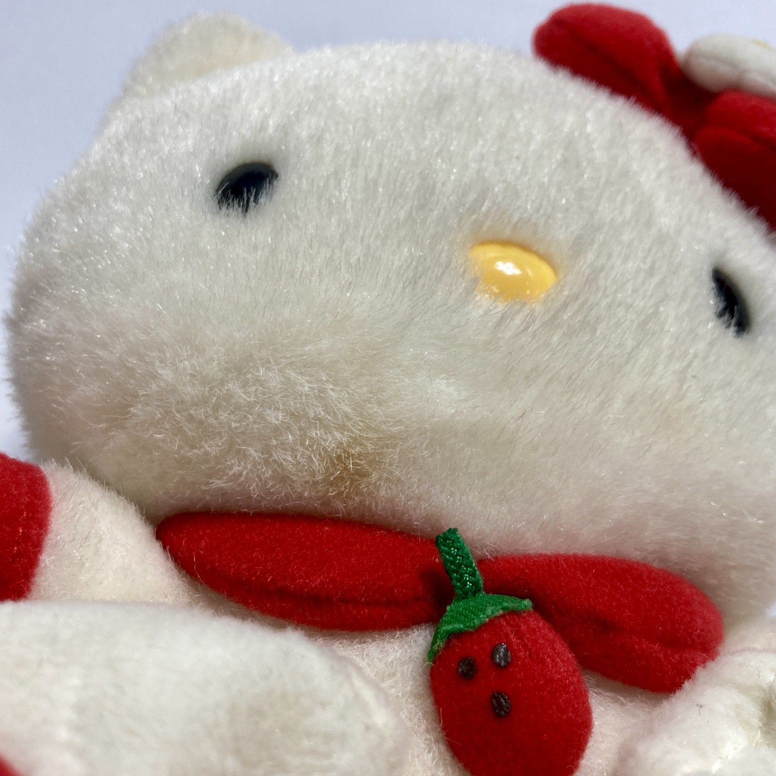 ☆ 希少 Hello Kitty ハローキティ ぬいぐるみ いちご 平成レトロ 当時