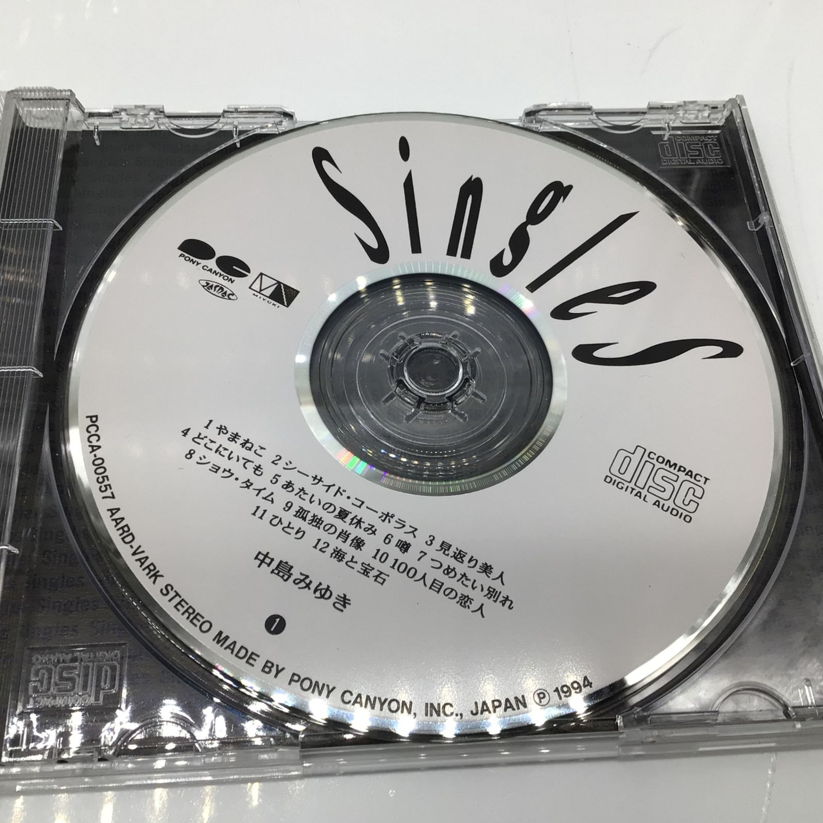3027 中島みゆき Singles 3CD CD3枚組 全44Pブックレット付