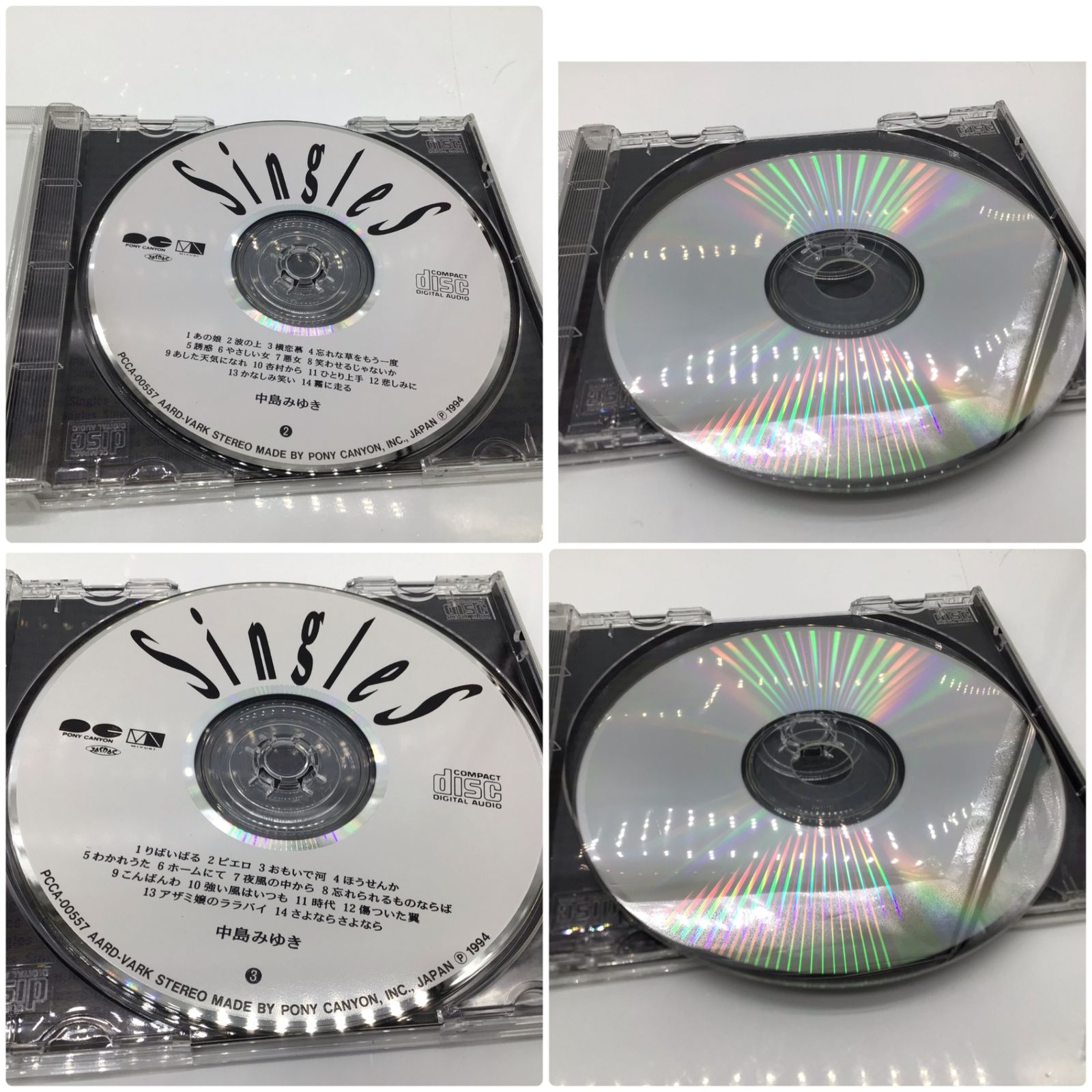 3027 中島みゆき Singles 3CD CD3枚組 全44Pブックレット付