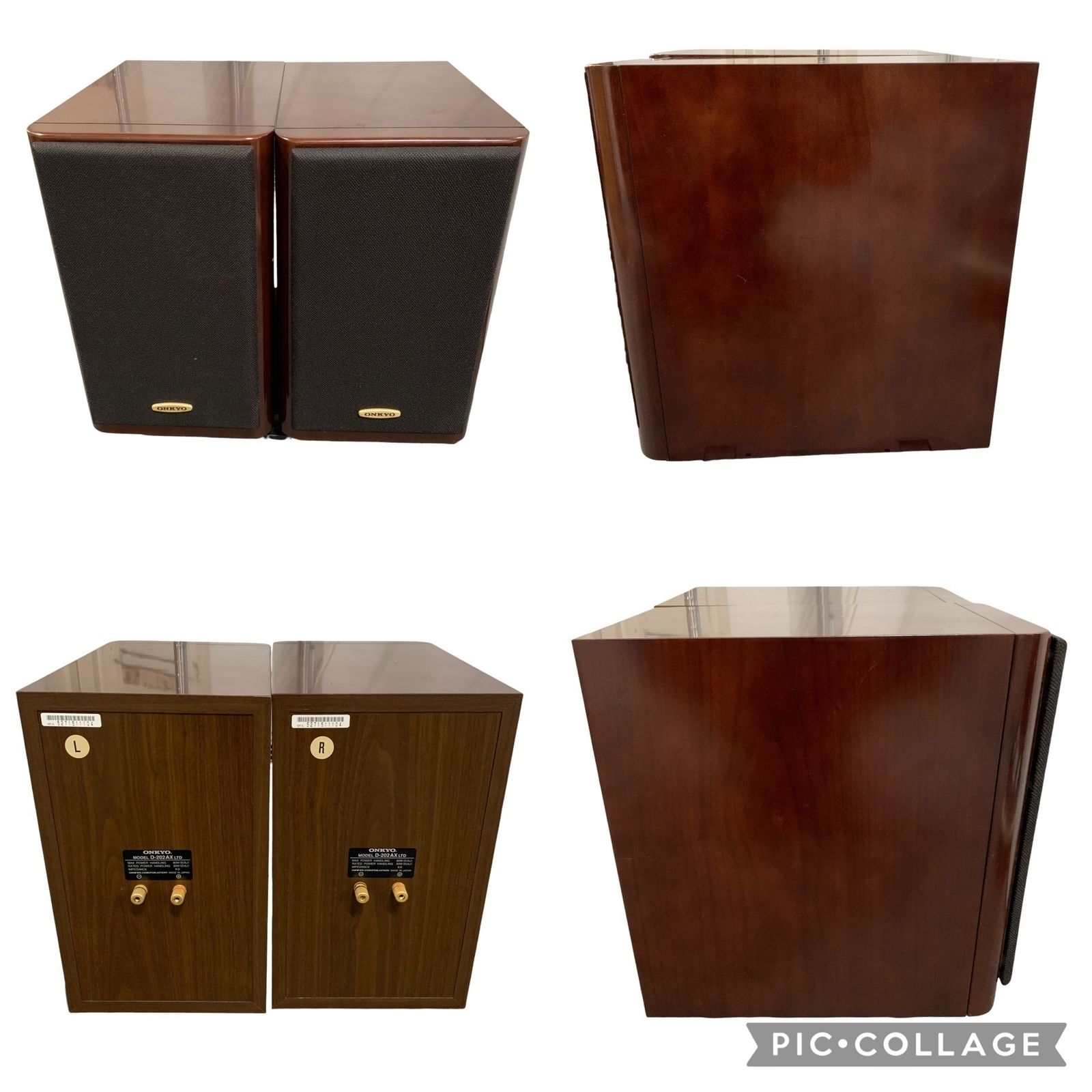 □ONKYO D-202AX LTD スピーカー ペア 2本セット 6Ω ブックシェルフ型