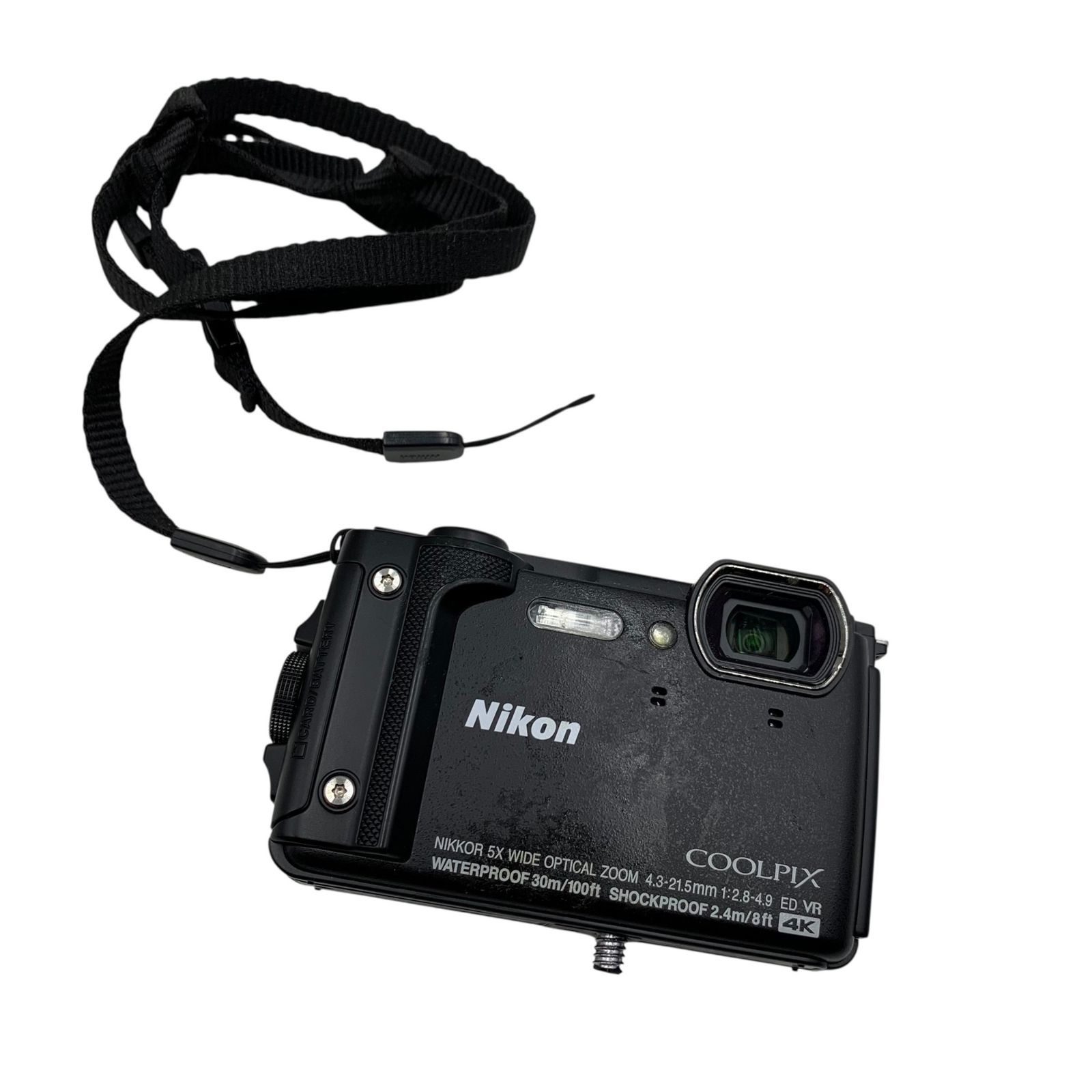 □Nikon COOLPIX W300 ブラック 防水 30m 4K対応 コンパクトデジタル