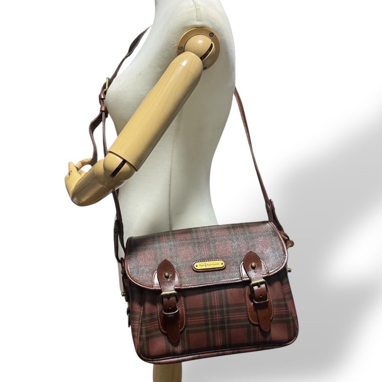 極美品 POLO RALPH LAUREN ラルフローレン メッセンジャーバッグ