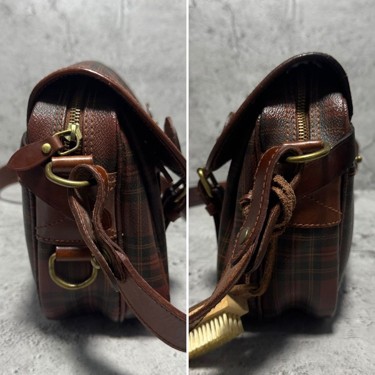 極美品 POLO RALPH LAUREN ラルフローレン メッセンジャーバッグ