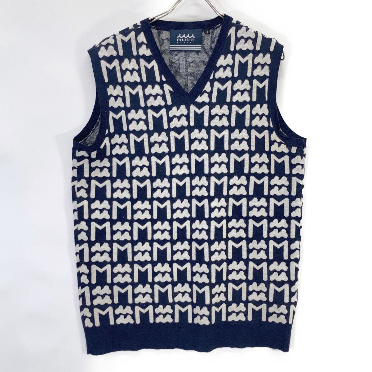 MUTA MARINE ムータマリーン 210305 MM PATTERN ｼﾞｬｶﾞｰﾄﾞﾆｯﾄﾍﾞｽﾄ