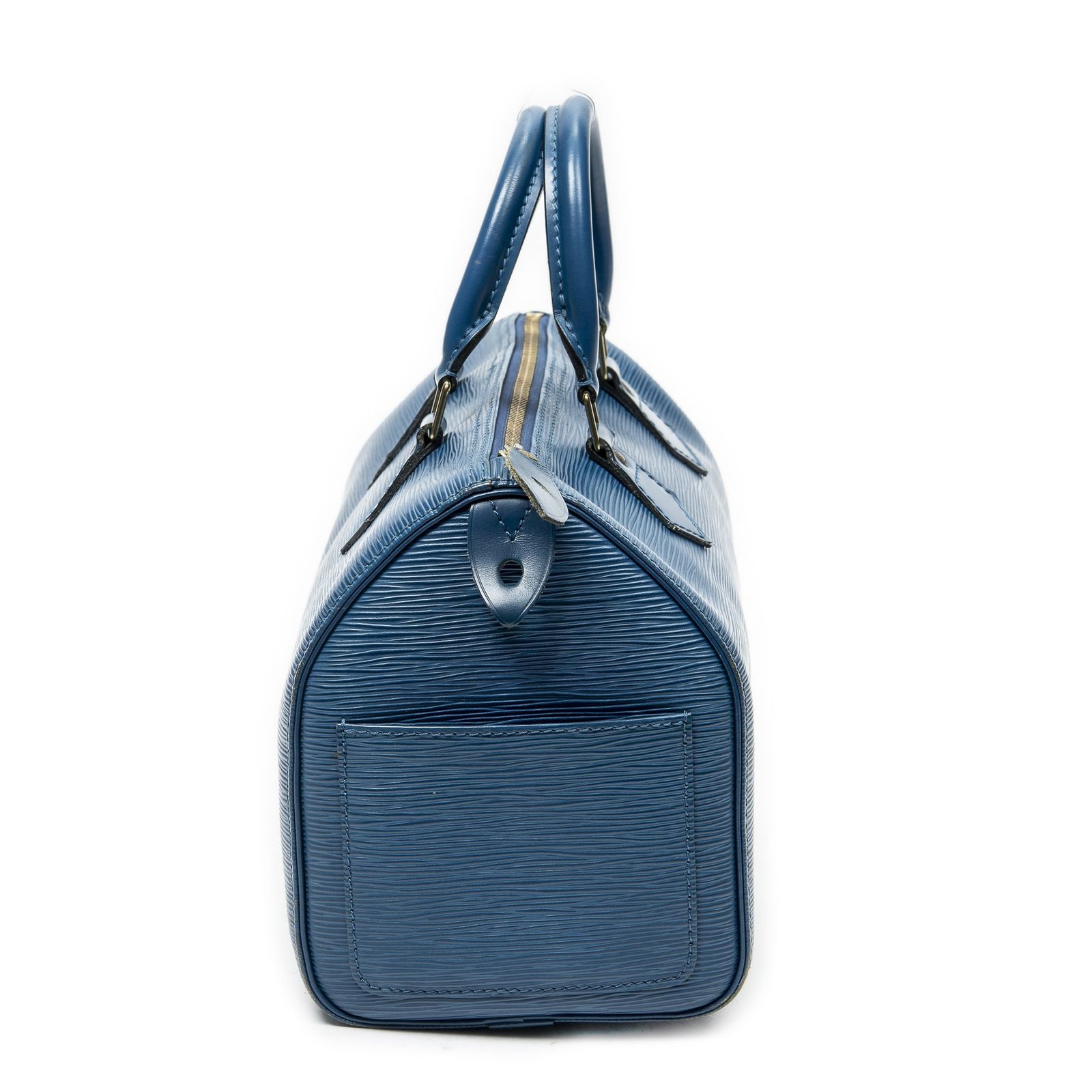 ルイヴィトン 　エピ　スピーディ 35　ブルー 中古] LOUIS VUITTON ルイヴィトンスピーディー青エピA - メルカリ