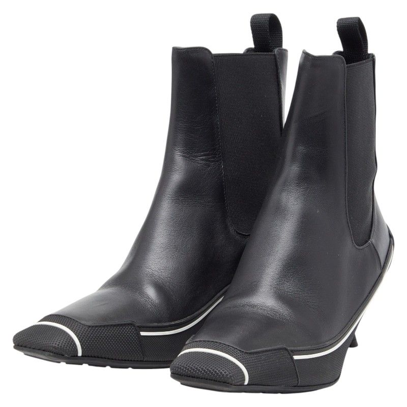 ディオール 22AW D-Motion サイドゴアブーツ ヒール 37 1/2 D ブラック