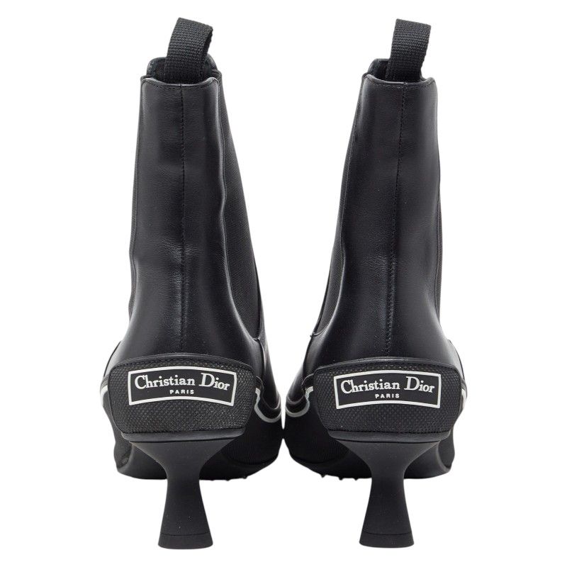 ディオール 22AW D-Motion サイドゴアブーツ ヒール 37 1/2 D ブラック