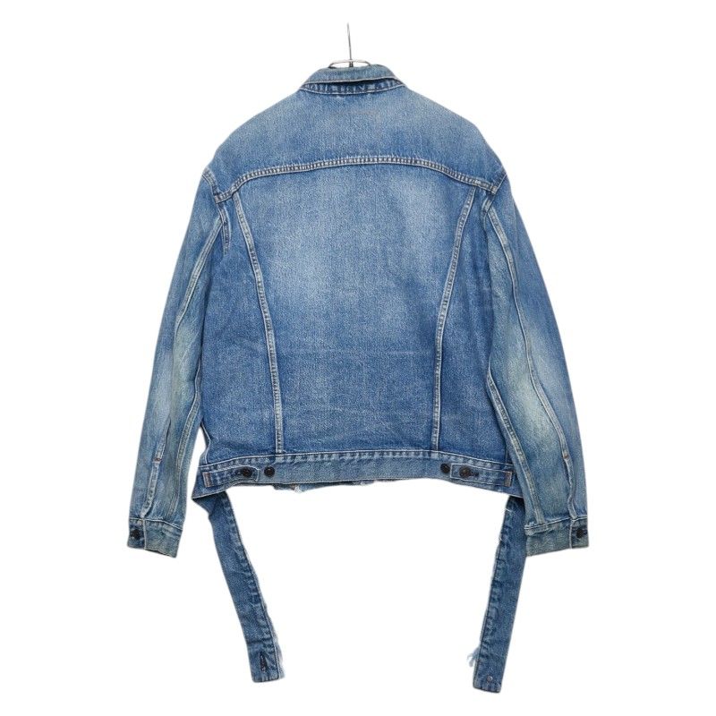 バレンシアガ 18SS LIKE A MAN JACKET クラッシュデザイン デニム