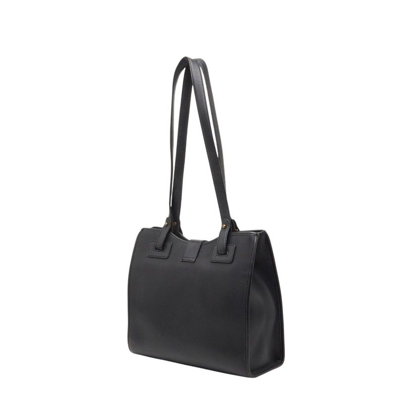 コーチ トートバッグ ショルダーバッグ ブラック レザー レディース