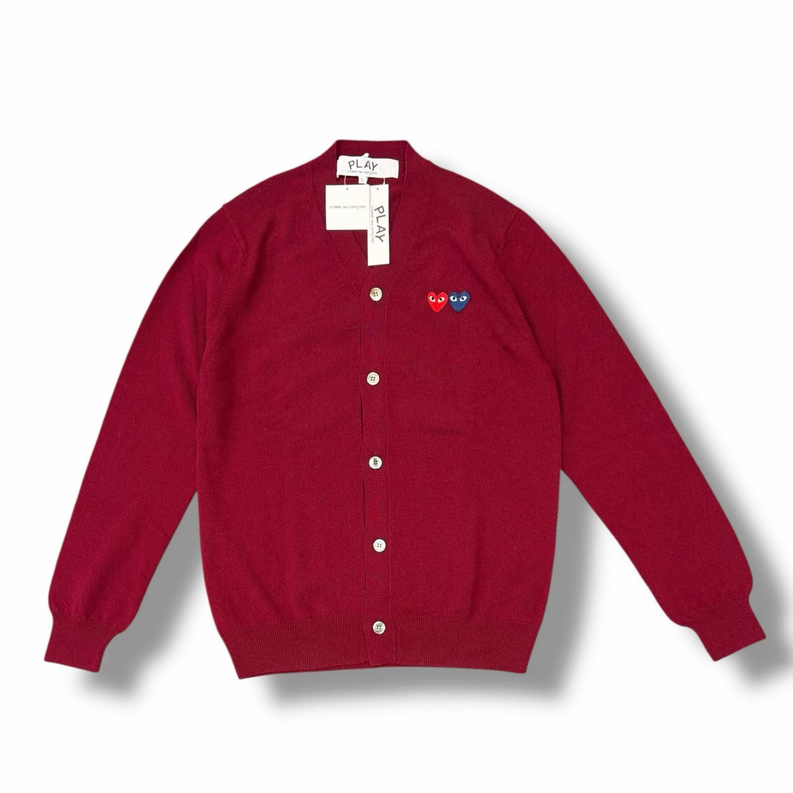 参考上代32230円 未使用 PLAY COMME des GARCONS AD2024/9 V-Neck