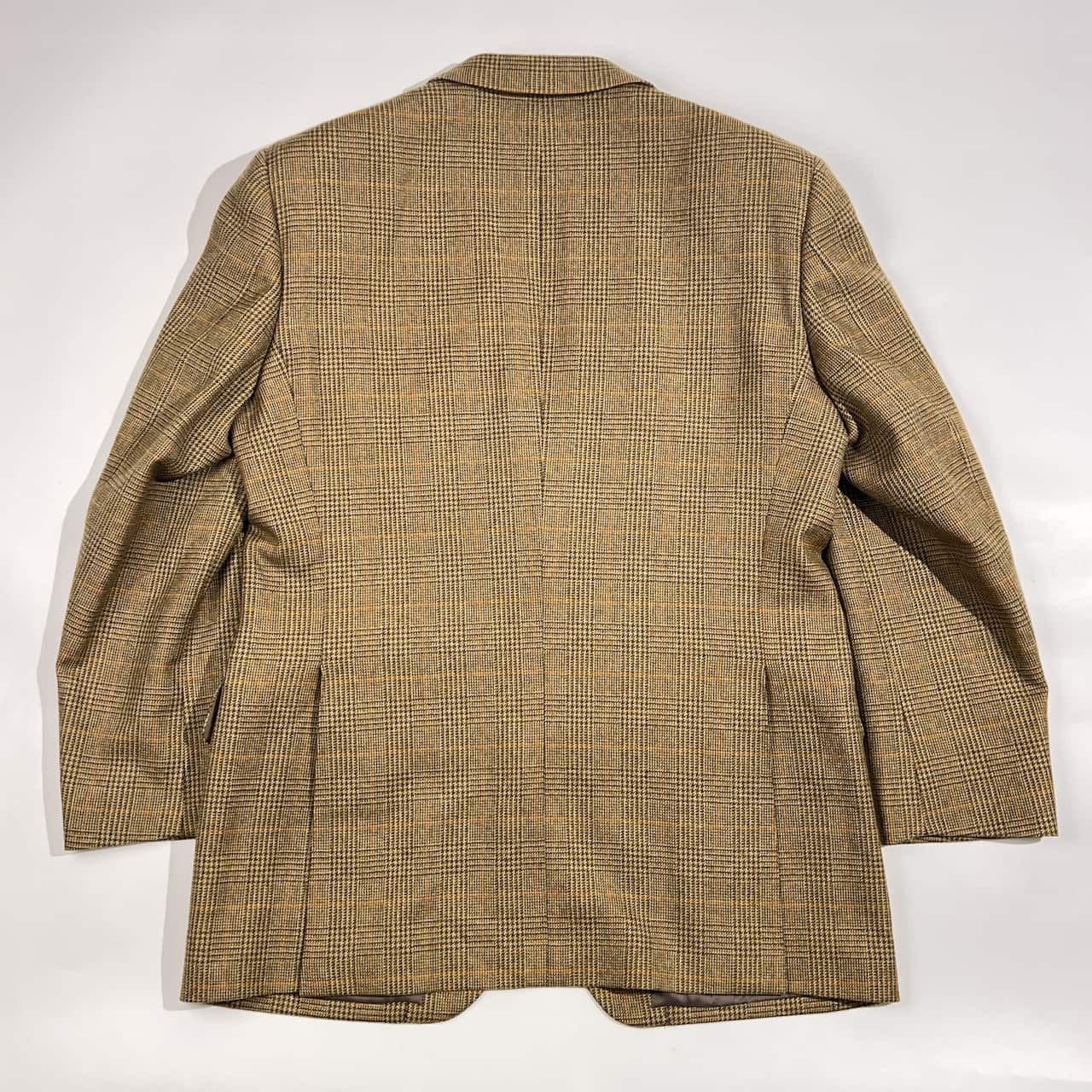 カシミヤ混 BURBERRY LONDON バーバリーロンドン チェック テーラード