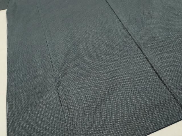 平和屋着物□男性 本場大島紬 アンサンブル 長羽織 80亀甲 総詰め 正絹