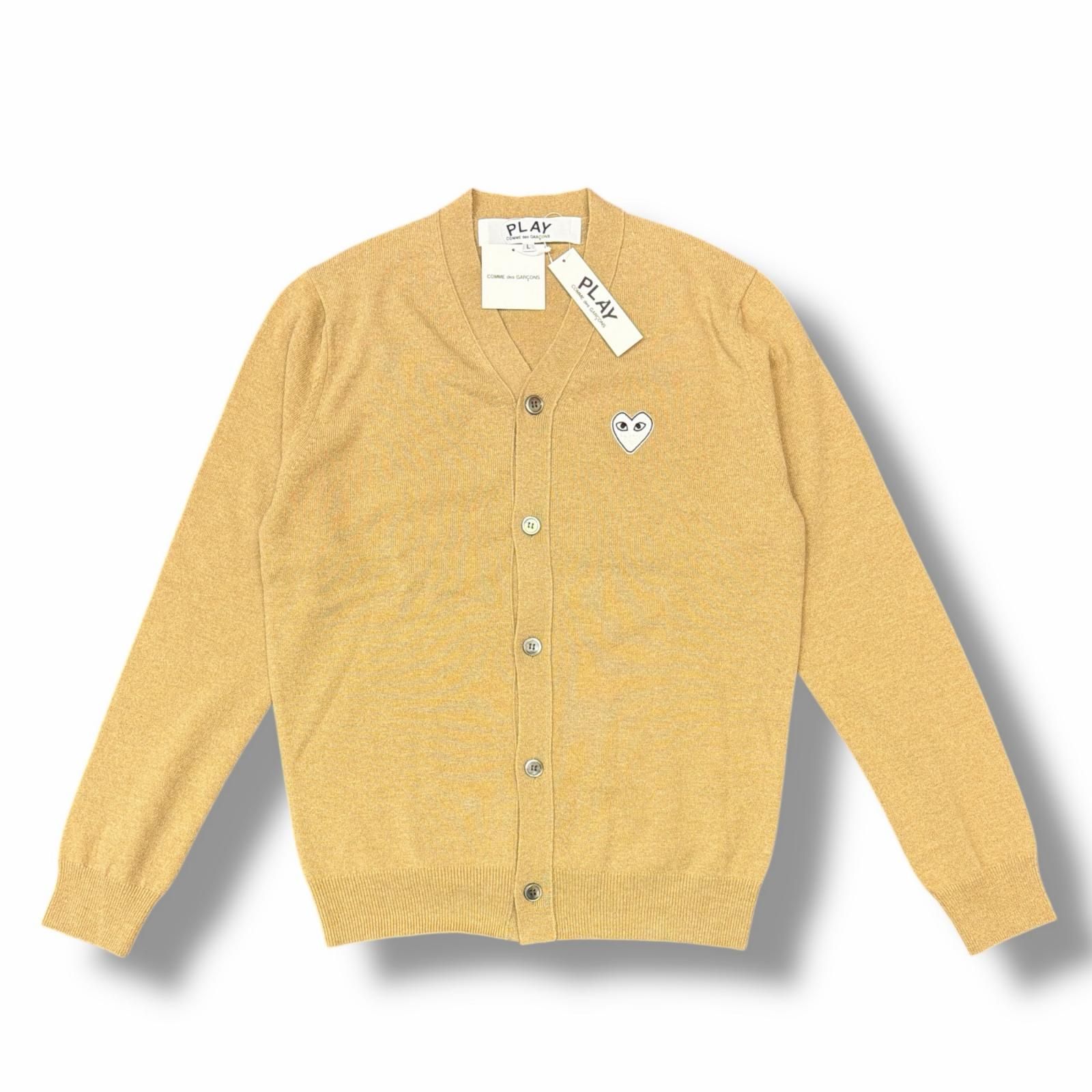 参考上代32450円 未使用 PLAY COMME des GARCONS AD2025/8 V-Neck 