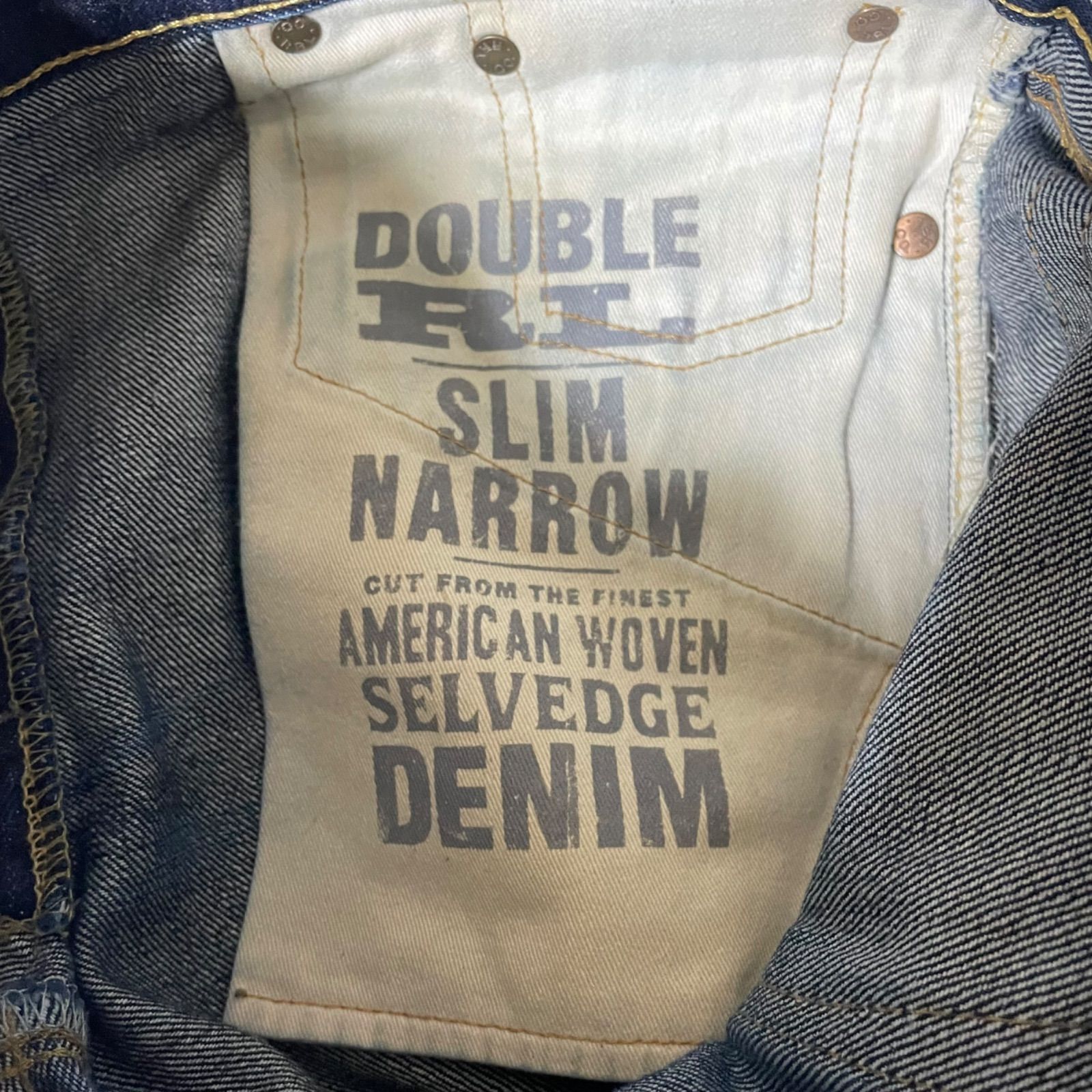 RRL Silm Narrow Denim Pants インディゴ W31 L30 ラルフローレン