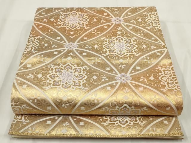 平和屋着物◎六通柄袋帯 七宝華文 金糸 正絹 逸品 AABG6251wj - メルカリ