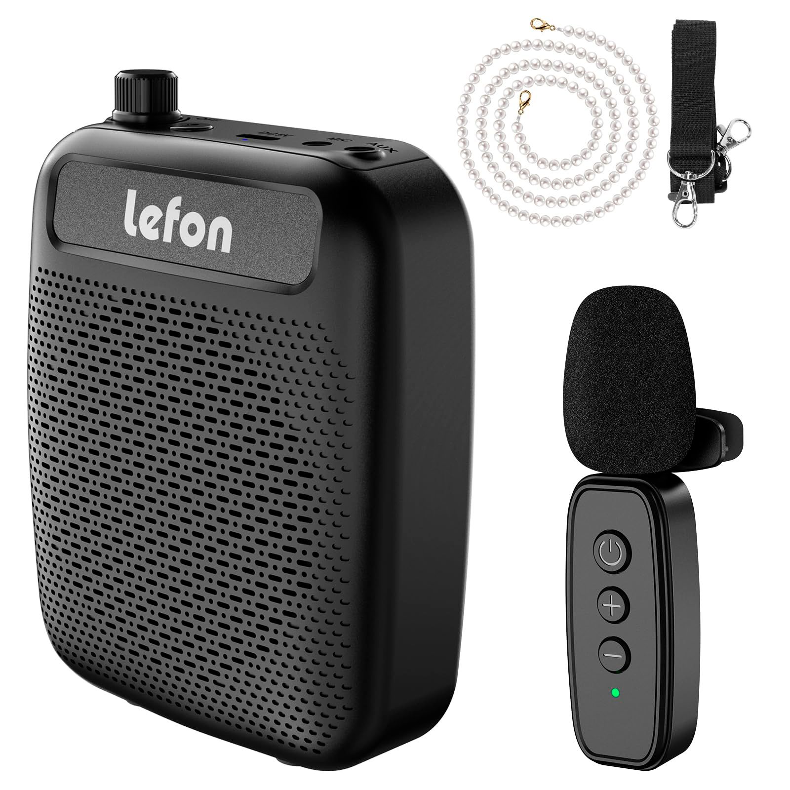Lefon ポータブル拡声器 ワイヤレス拡声器 10W 無線拡声器 ハンズ