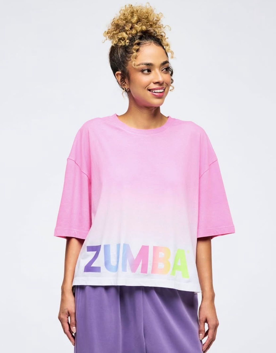 Pastel Oversized Boxy Crop Top ズンバ 正規品 ZUMBA - メルカリ