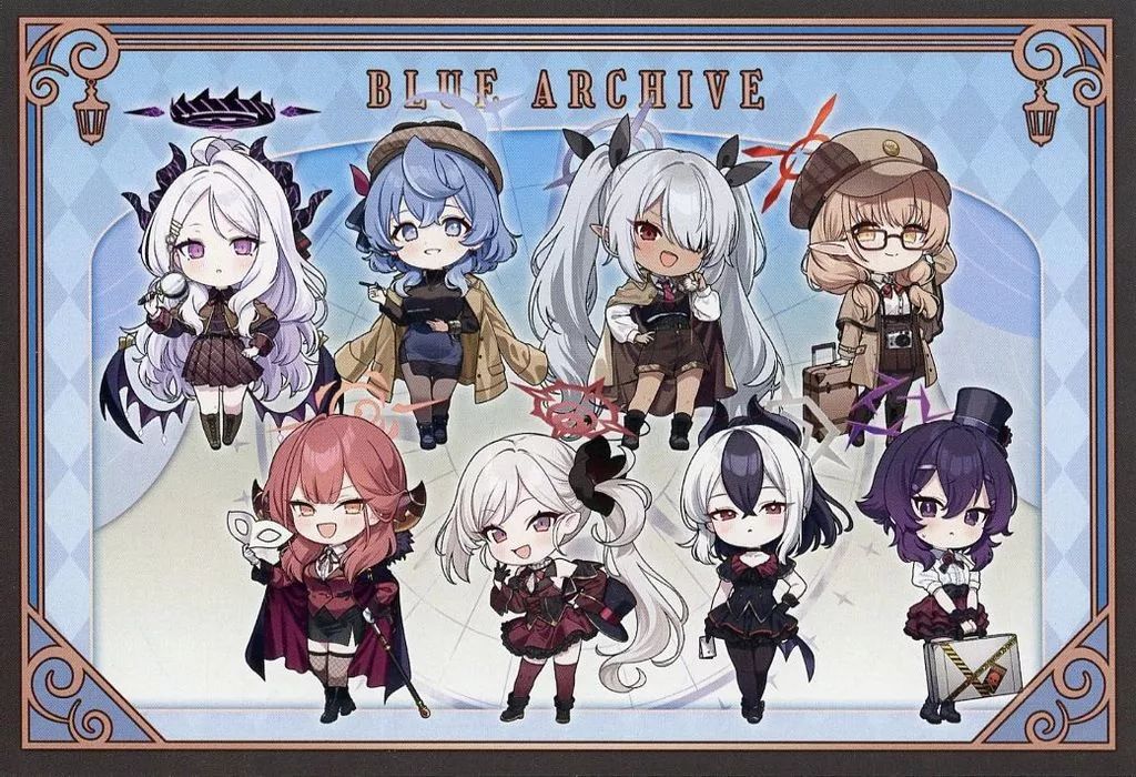 中古】ポストカード 集合 ノベルティポストカード 「ブルーアーカイブ