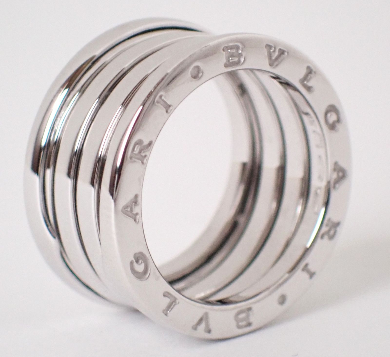 新品仕上げ済 BVLGARI(ブルガリ) B.zero1 リング 4バンド #50(9号 