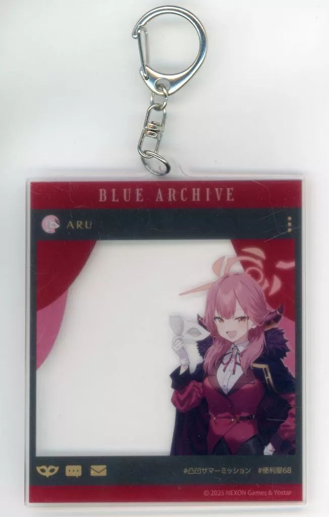中古】キーホルダー 陸八魔アル SNS風アクリルキーホルダー 「ブルー