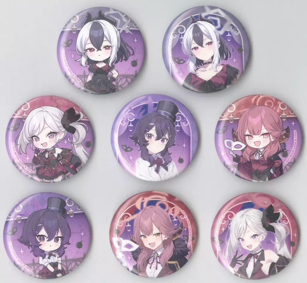 中古】バッジ・ピンズ 全8種セット 「ブルーアーカイブ 凸凹サマー