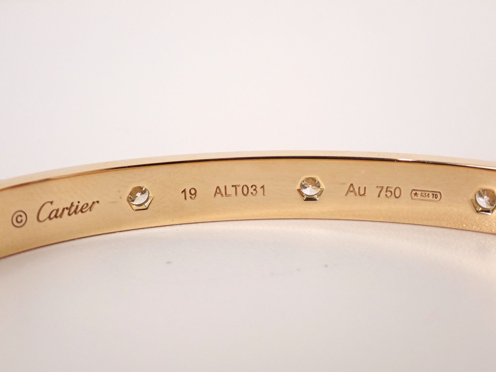 定価260万円弱 磨き済 超美品 Cartier(カルティエ) ラブブレス
