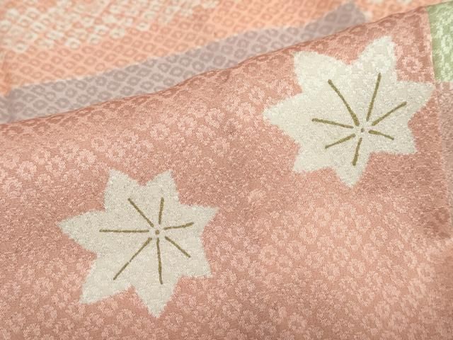 平和屋着物●長襦袢　無双仕立て　草花鈴文　正絹　逸品　DABC2040ud 平和屋着物○長襦袢 無双仕立て 草花鈴文 正絹 逸品 DABC2040ud 【公式