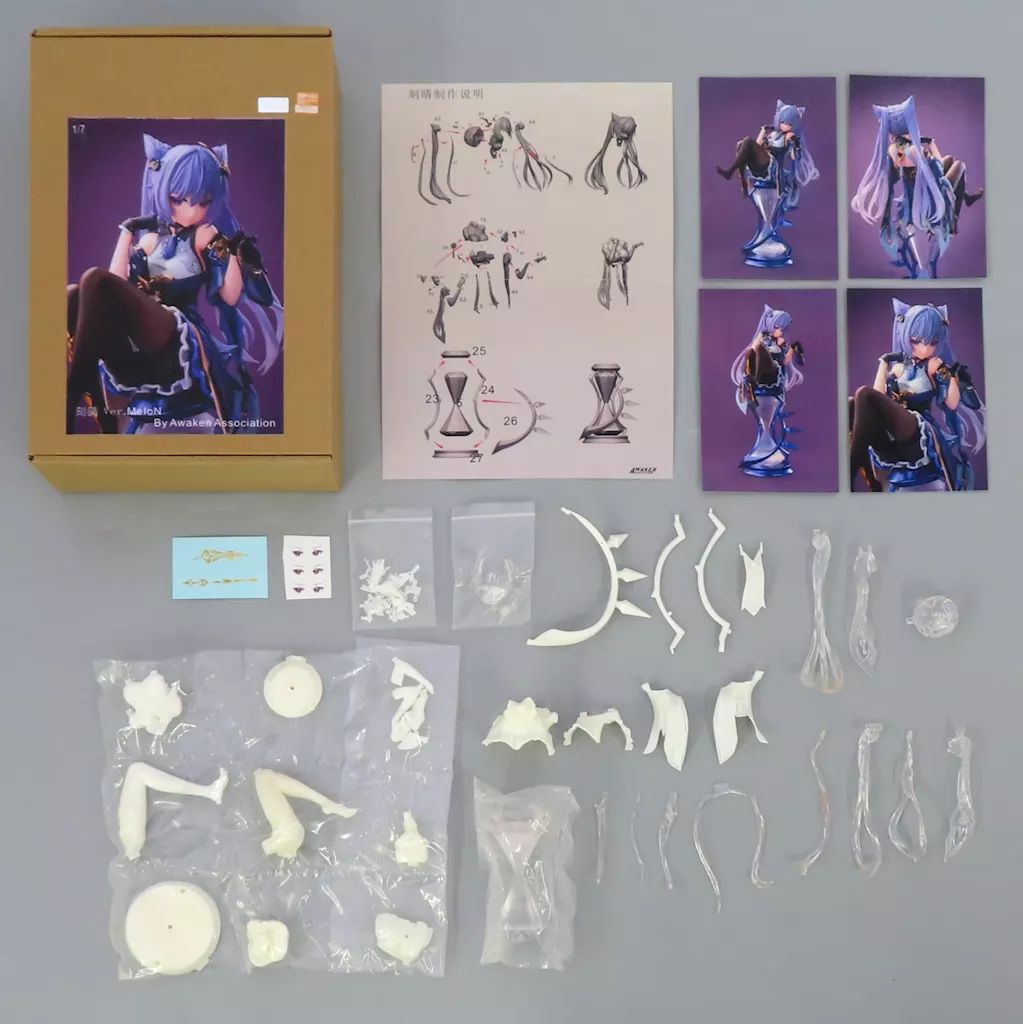 中古】フィギュア 刻晴 ver.MeIoN 「原神-GENSHIN-」 ガレージキット