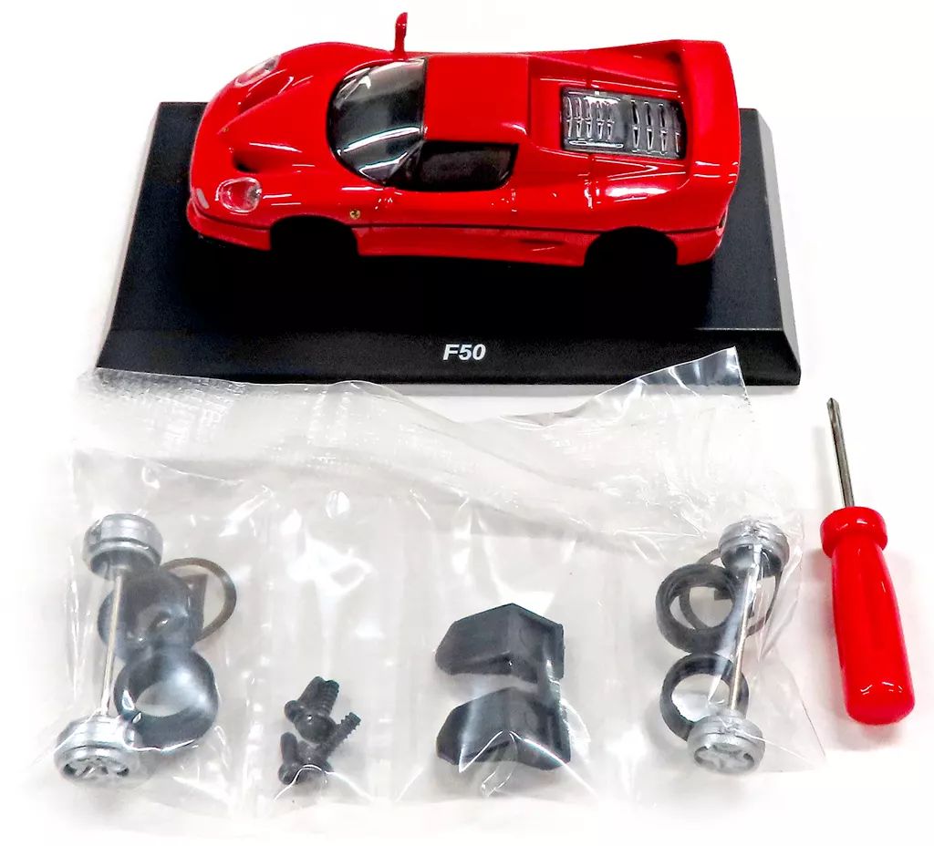 中古】ミニカー 1/64 Ferrari F50(レッドオレンジ) 「フェラーリ