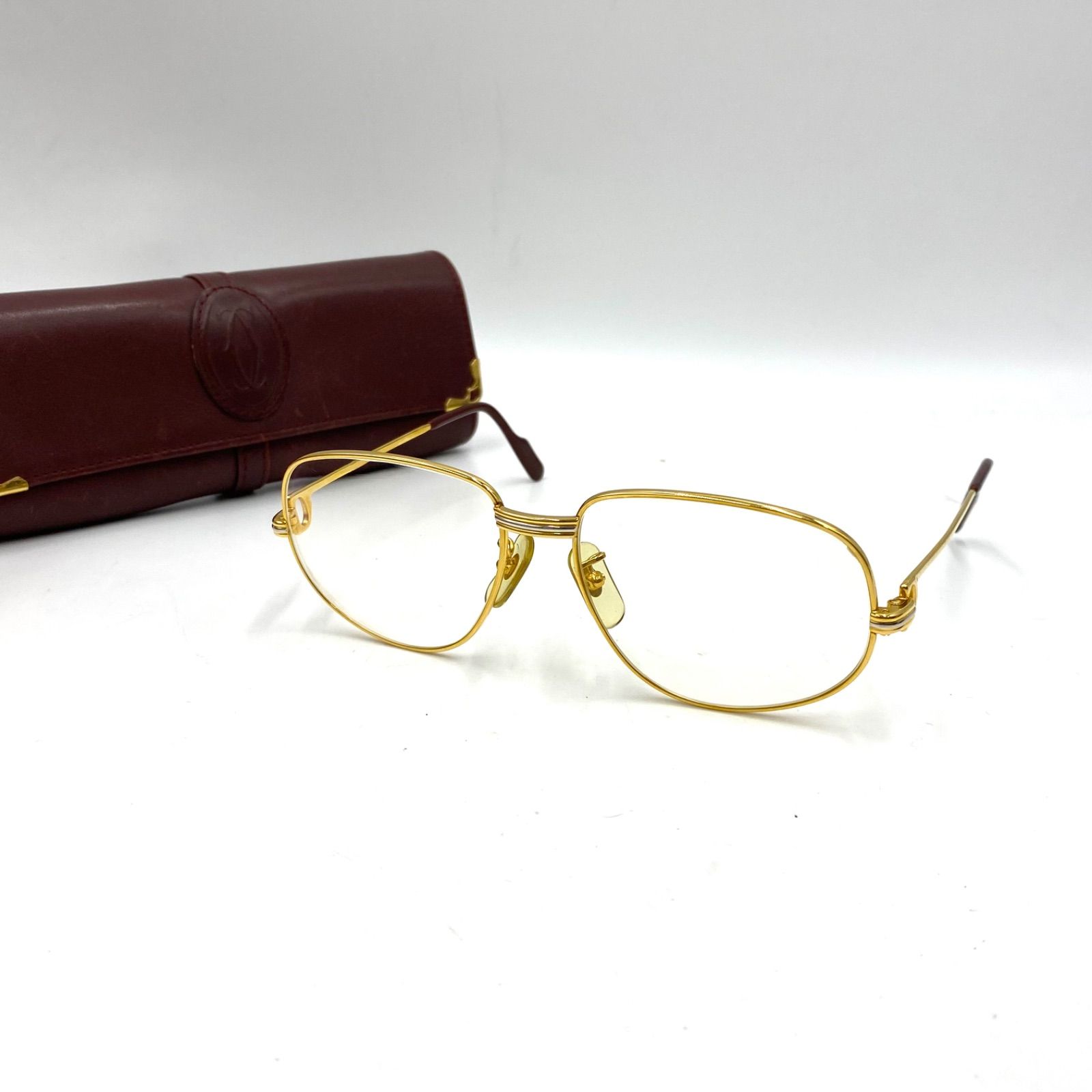 高級！ Cartier カルティエ トリニティ めがね メガネ 眼鏡 メガネ