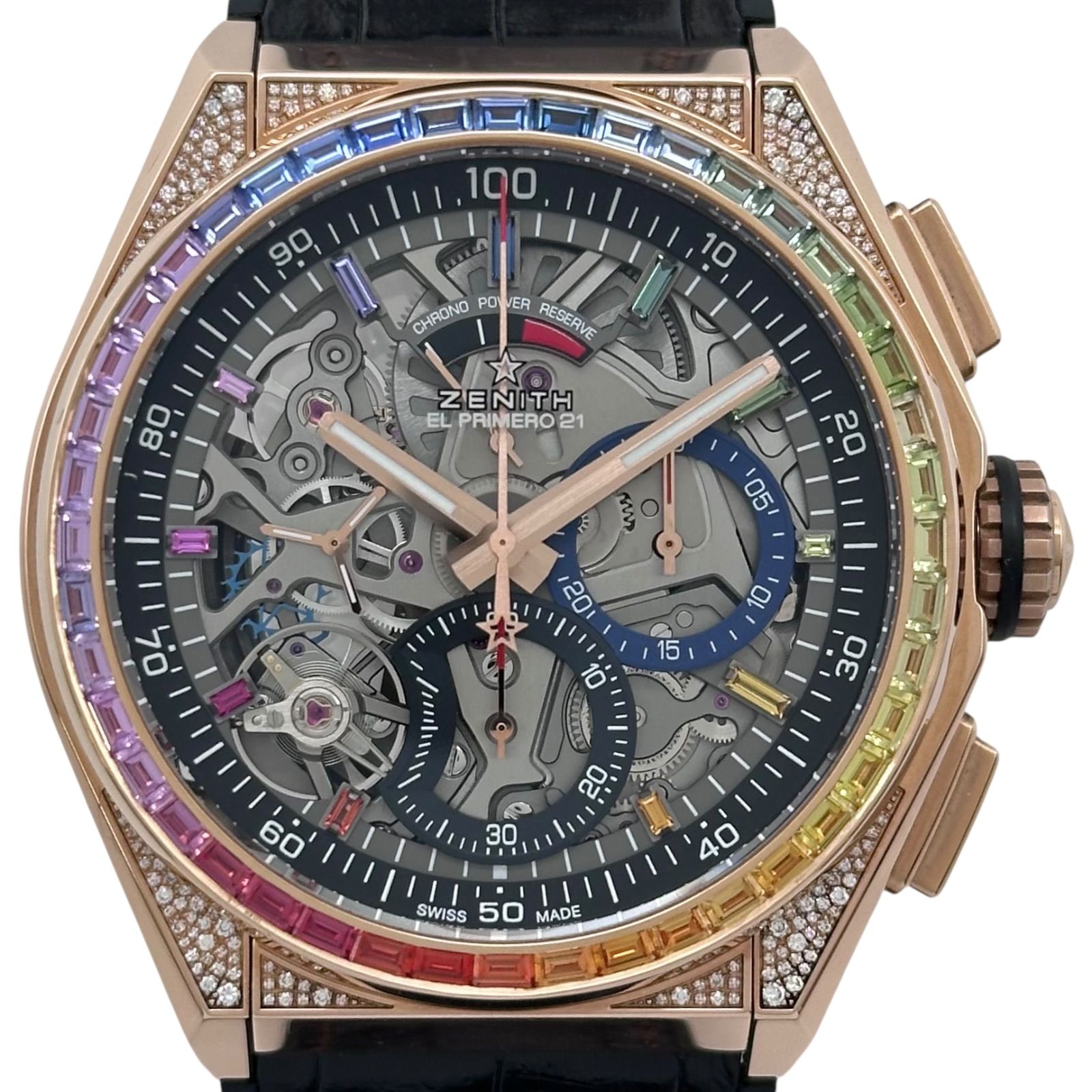 ゼニス ZENITH デファイ エルプリメロ21 レインボー 22.9003.9004/72