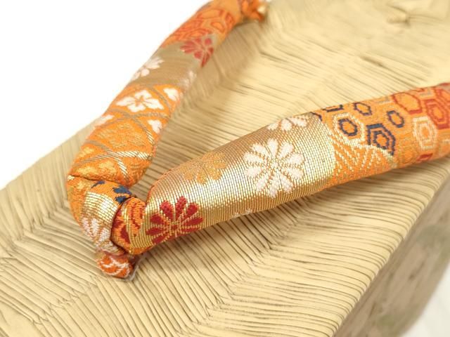 平和屋本店○女の子 子供 ぽっくり下駄 おこぼ こっぽり下駄 白木台 金