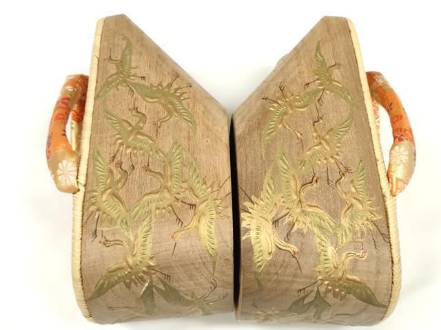 平和屋本店○女の子 子供 ぽっくり下駄 おこぼ こっぽり下駄 白木台 金