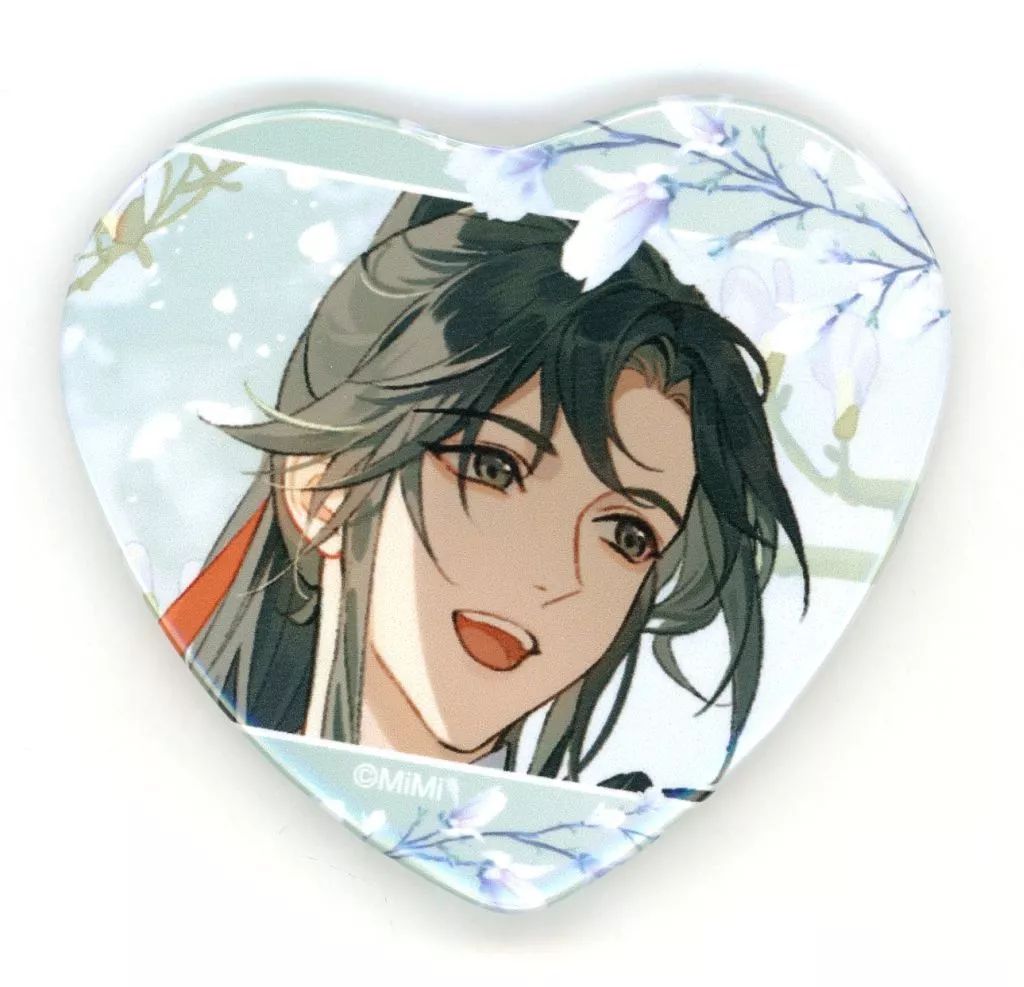 中古】バッジ・ピンズ 魏無羨(花びら/縁ミントグリーン) 「大河幻想