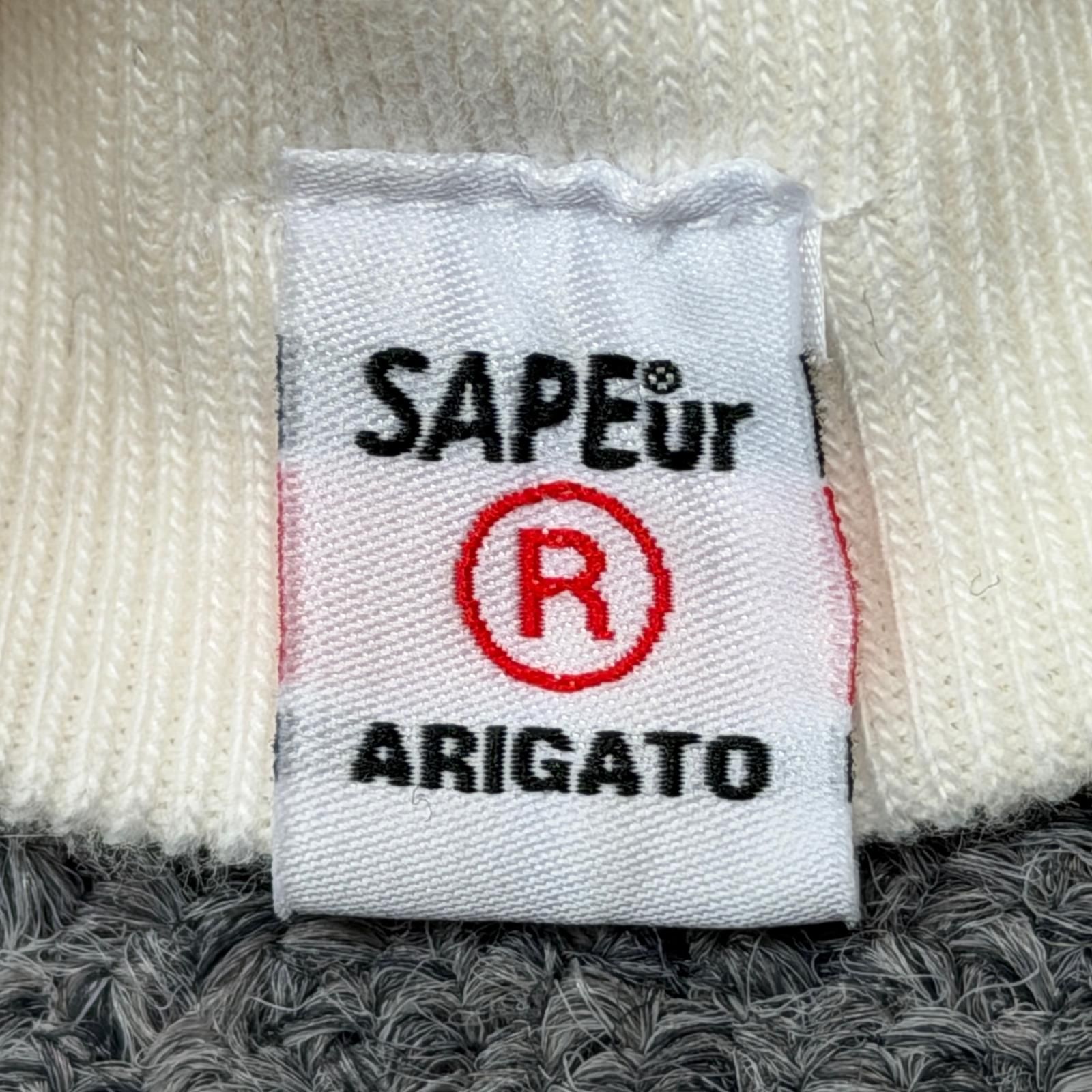 SAPEur USAPE CrewNeck Sweat ロゴプリント クルーネックスウェット 